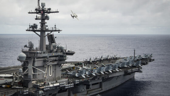 US Navy beefs up its presence close to Taiwan with two aircraft carriers