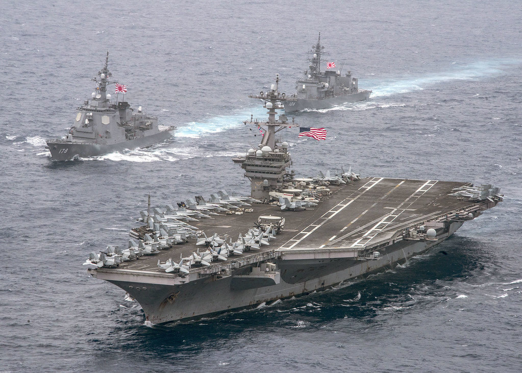 US Navy beefs up its presence close to Taiwan with two aircraft carriers