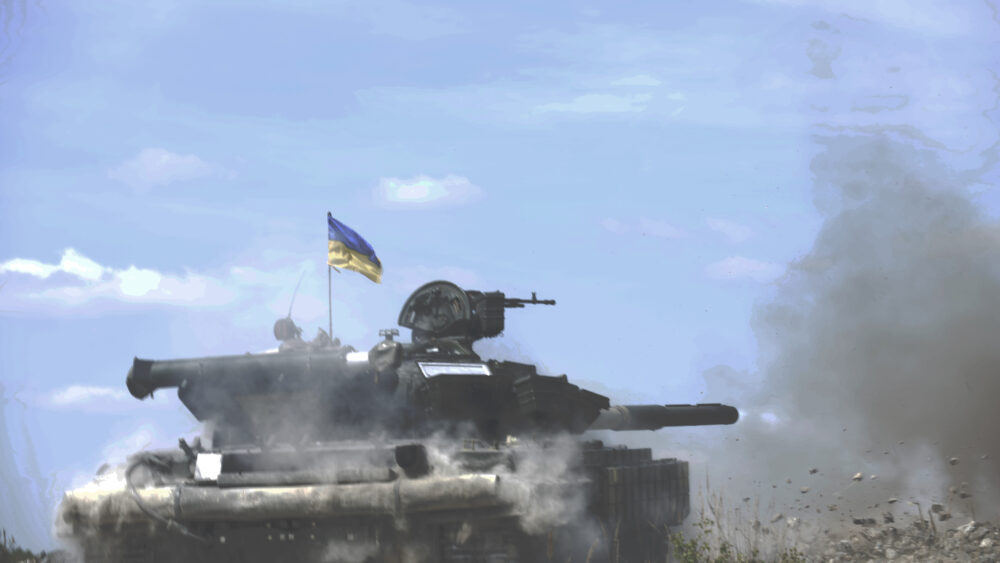 Ukrainian Army Tank Russia exercises close to Ukraine