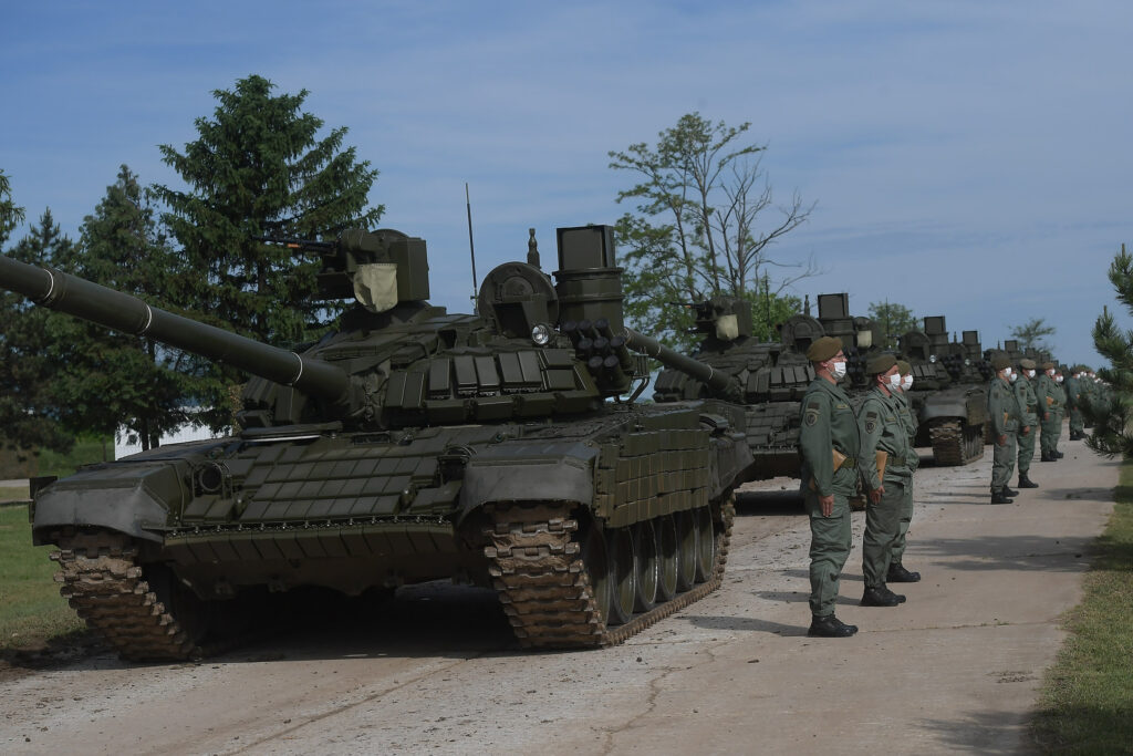 Serbia presents new T72MS Battle Tank
