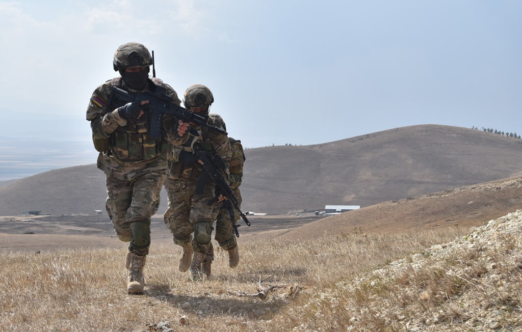 Fighting broke out between Armenia and Azerbaijan near Yeraskh