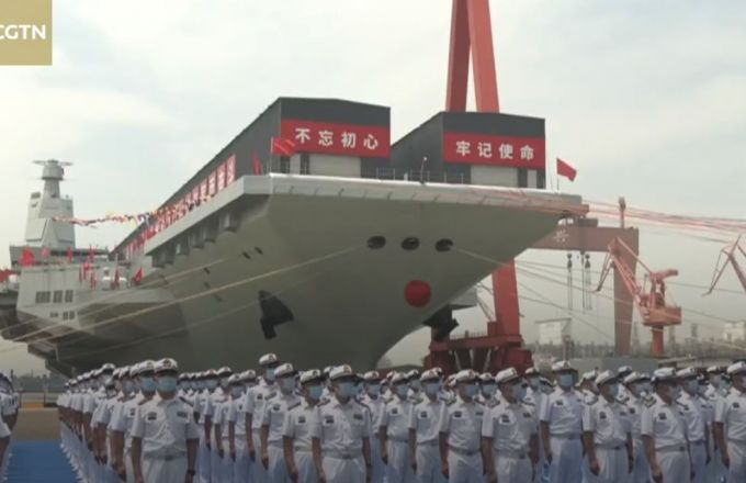 Fujian: China's largest, most modern aircraft carrier was launched