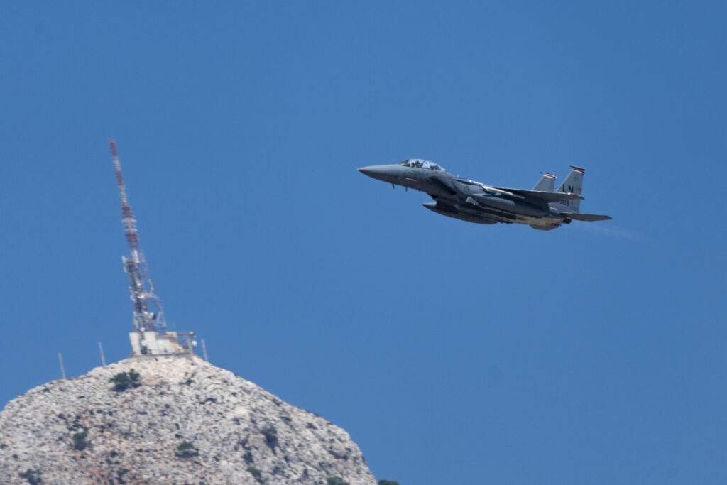 F-35 and F-15 fighter jets in Greece for "POSEIDON'S RAGE 22" exercise - GEOPOLITIKI