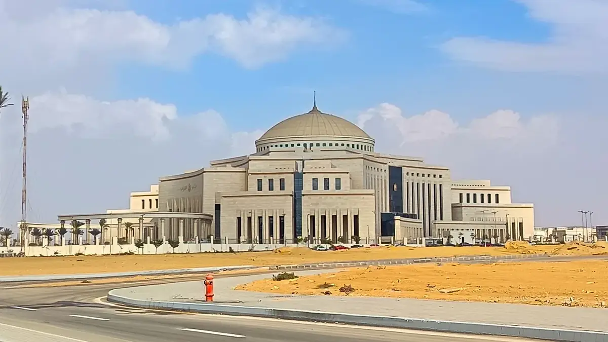 The building of the Egyptian House of Representatives