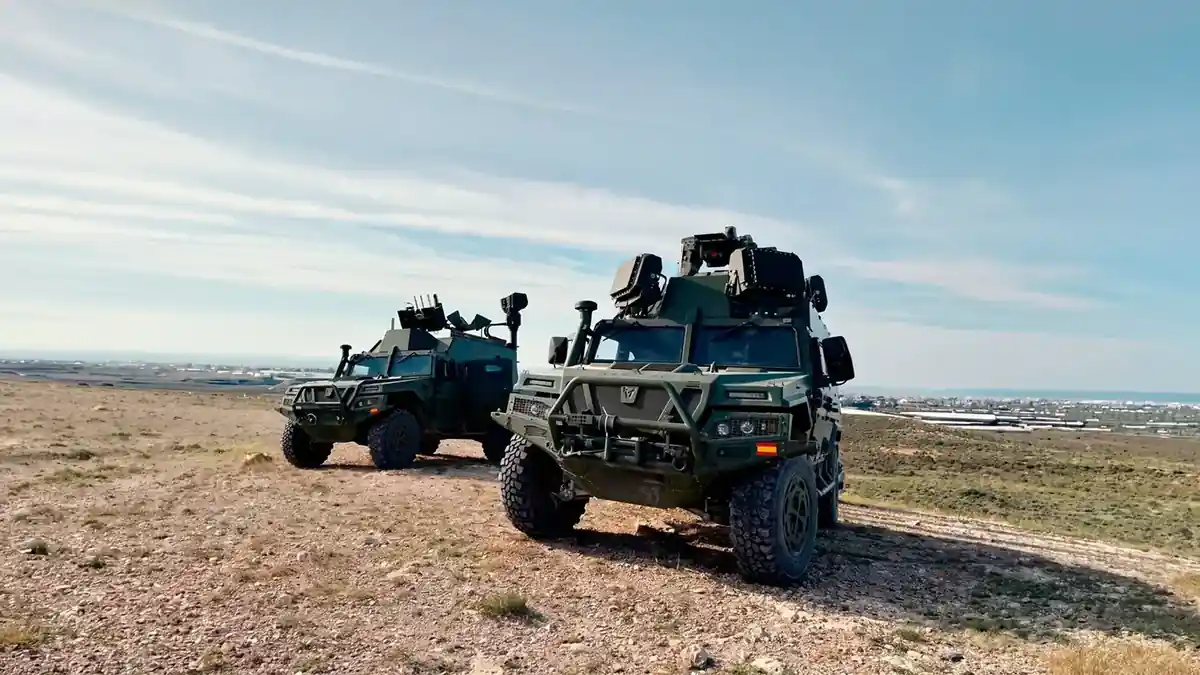 Vehicles of the mobile configuration of the ARACNE counter-drone system