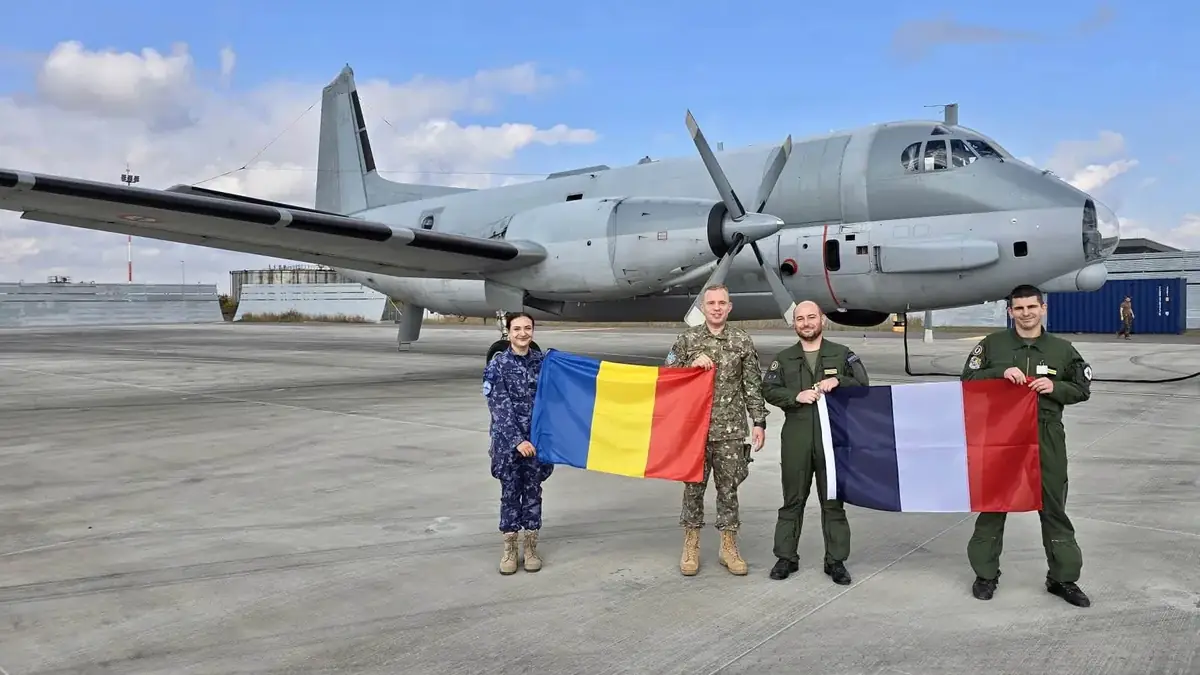 French Atlantique 2 aircraft at Mihail Kogălniceanu air base