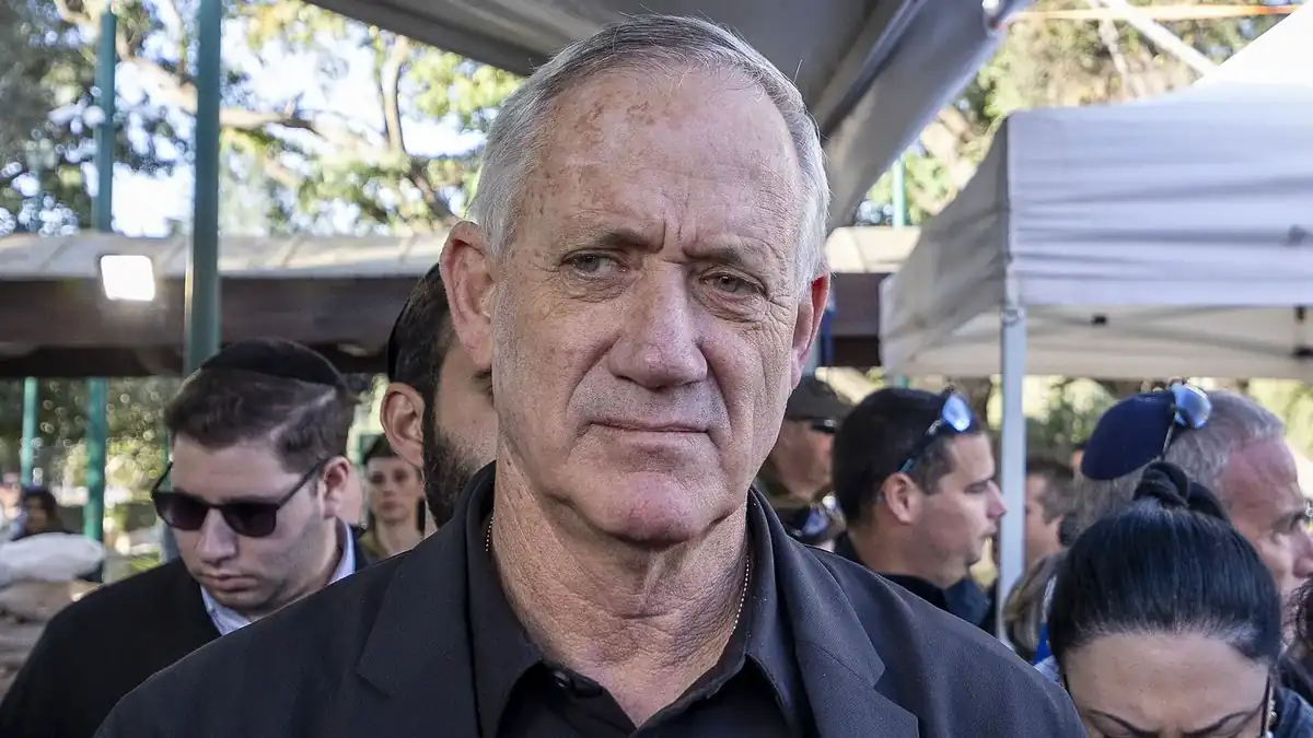 Benny Gantz, leader of the Blue and White party