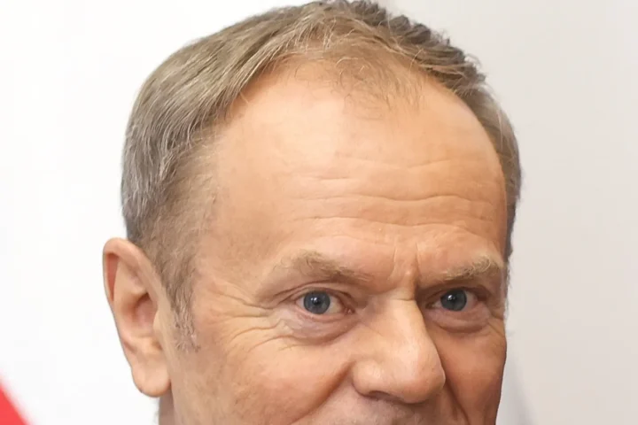 Polish Prime Minister Donald Tusk in a portrait photograph