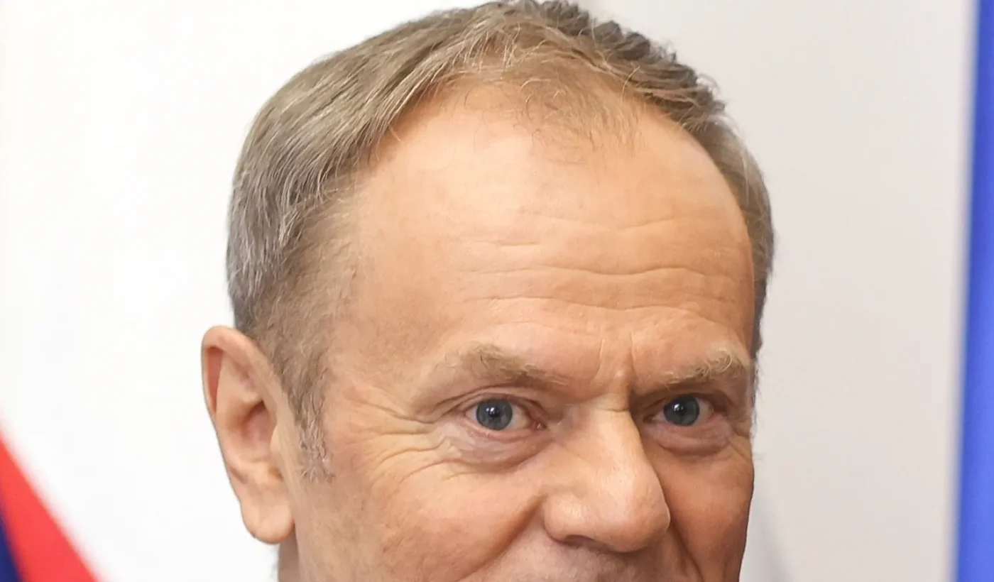 Polish Prime Minister Donald Tusk in a portrait photograph