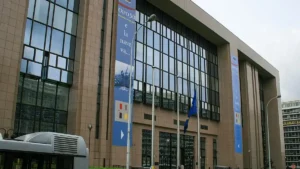 The Justus Lipsius building in Brussels, seat of the Council of the European Union