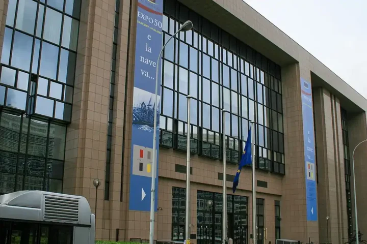 The Justus Lipsius building in Brussels, seat of the Council of the European Union