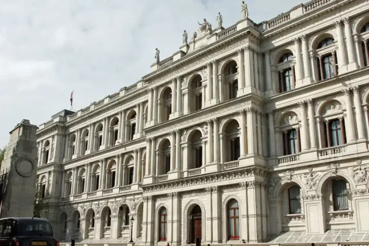 The Foreign, Commonwealth & Development Office main building in London