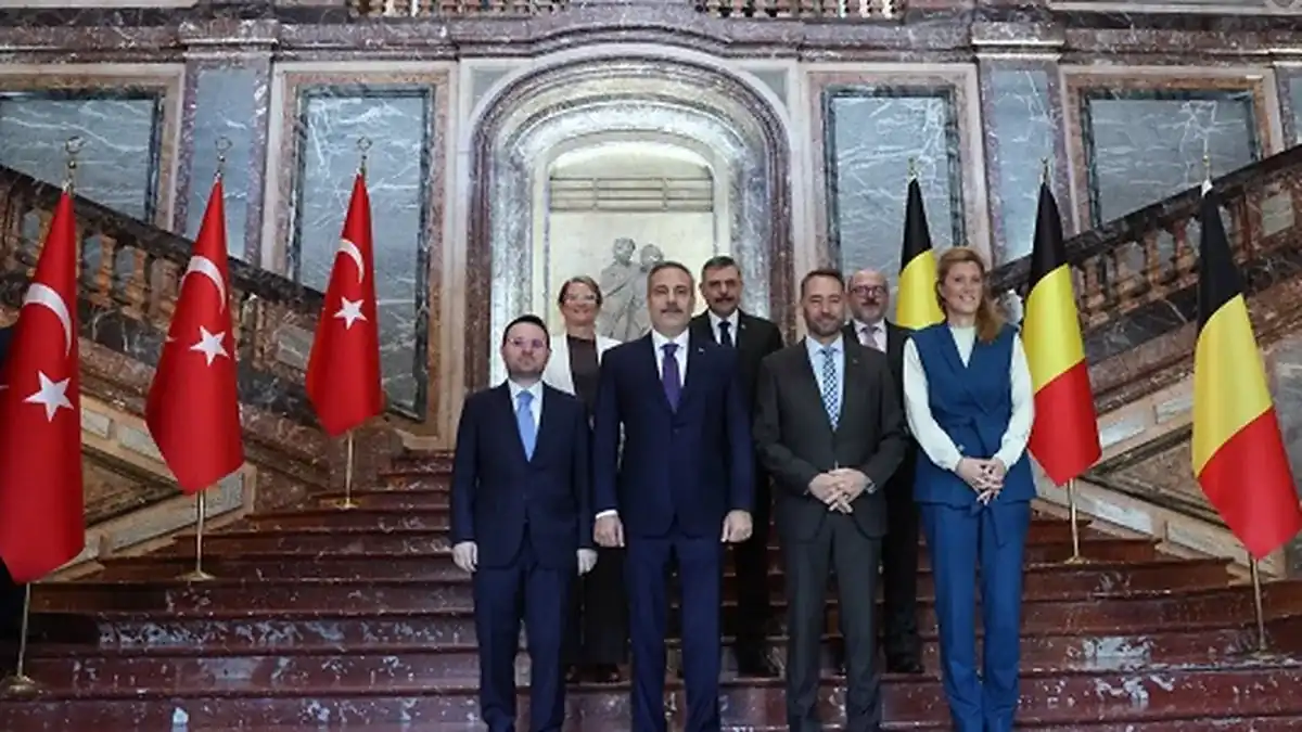 Turkish Foreign Minister Hakan Fidan in Brussels