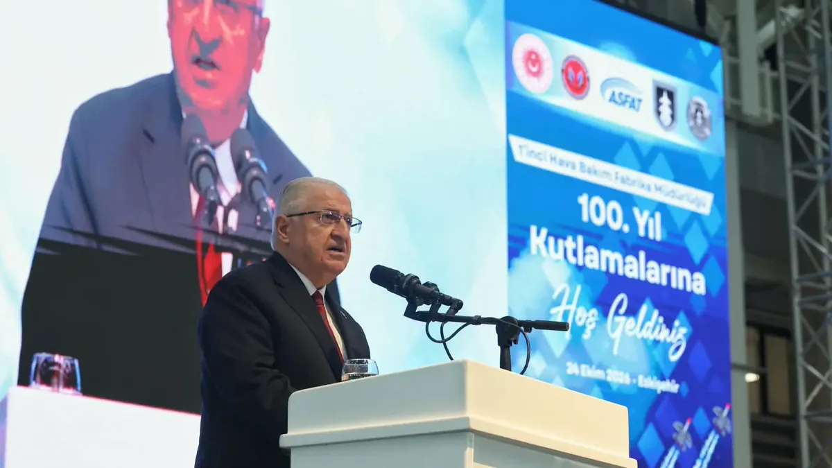 Yaşar Güler at the ceremony in Eskişehir