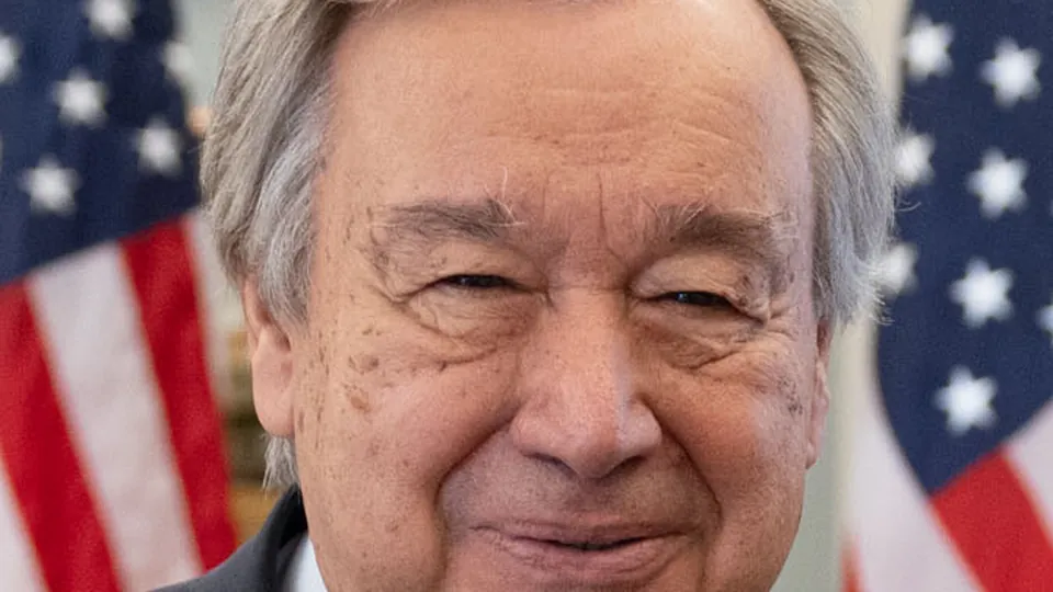 Portrait of UN Secretary-General António Guterres