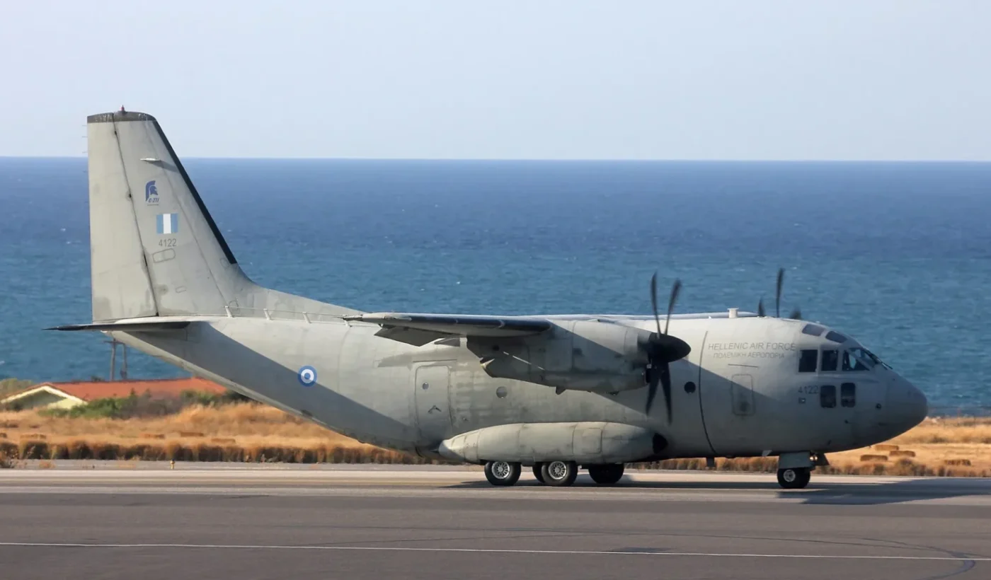 Hellenic Air Force C-27J Spartan 4122 at Heraklion, archive September 10, 2019