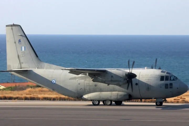 Hellenic Air Force C-27J Spartan 4122 at Heraklion, archive September 10, 2019