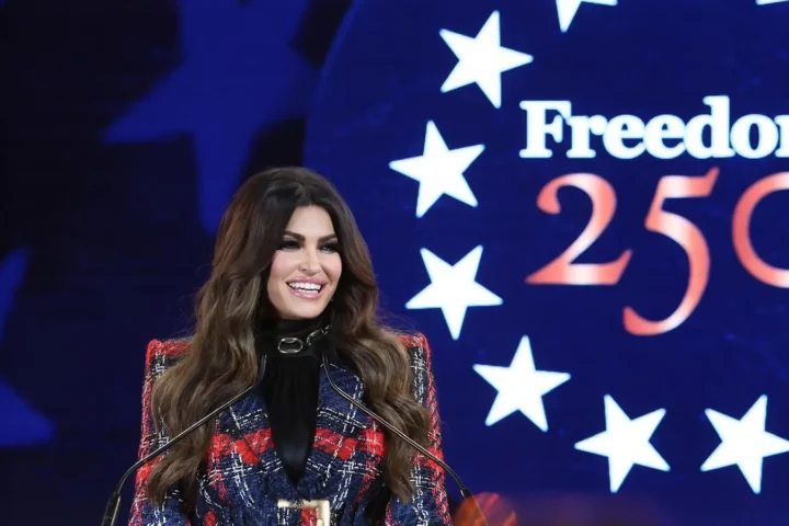 US Ambassador to Greece Kimberly Guilfoyle at the Freedom250 event in Athens