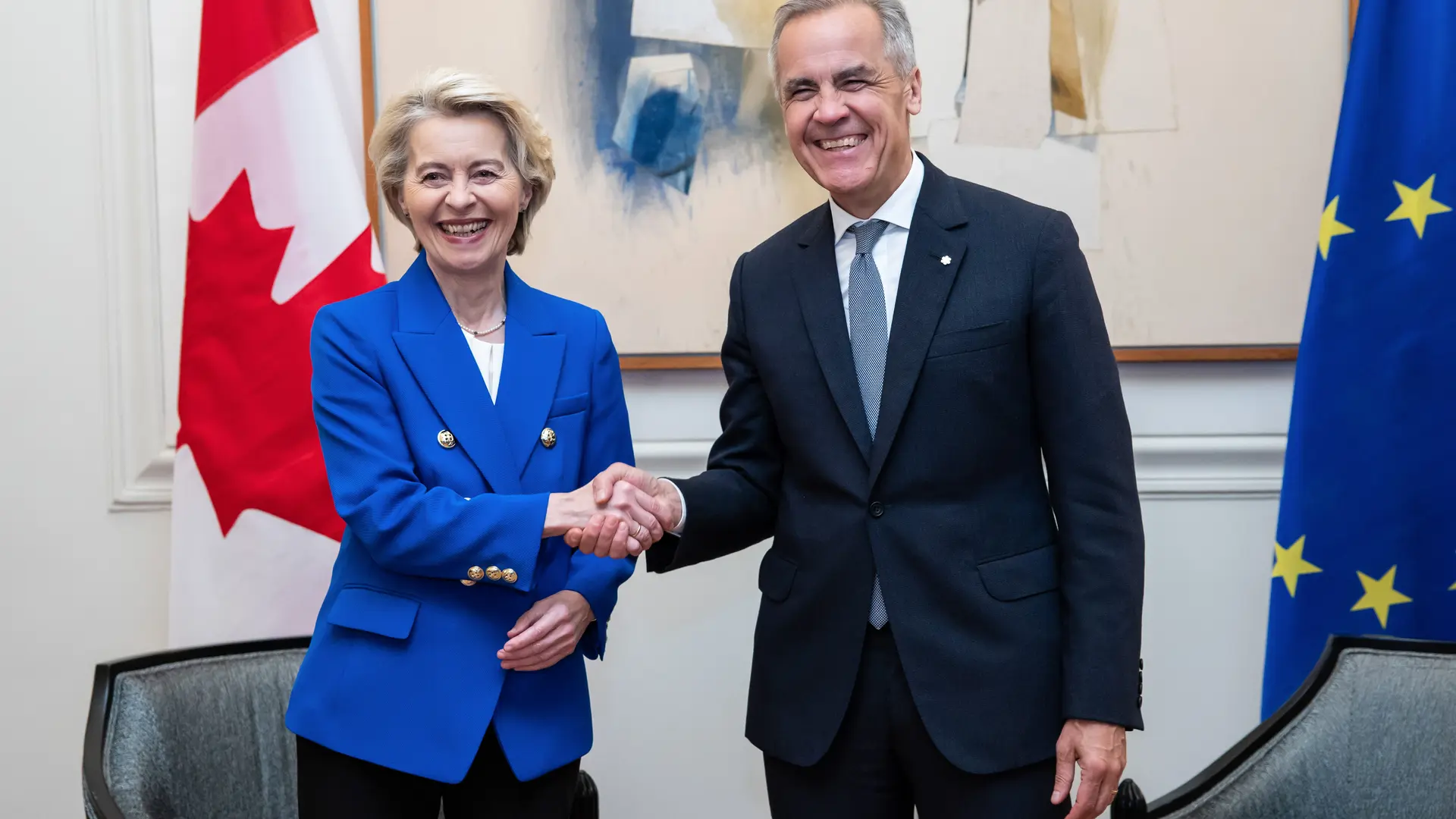 Mark Carney meets Ursula von der Leyen