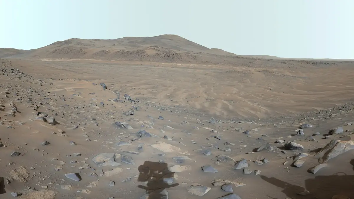 Neretva Vallis on Mars, imaged by Perseverance
