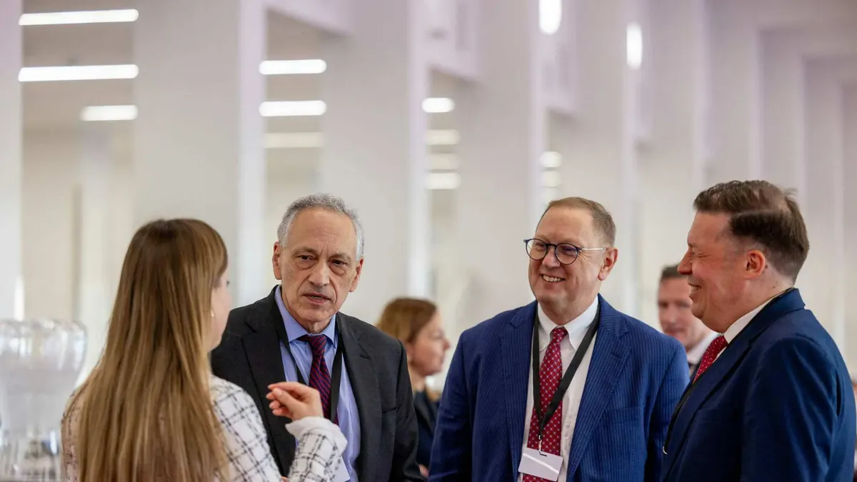 Participants at the NATO High Level Group meeting in Helsinki
