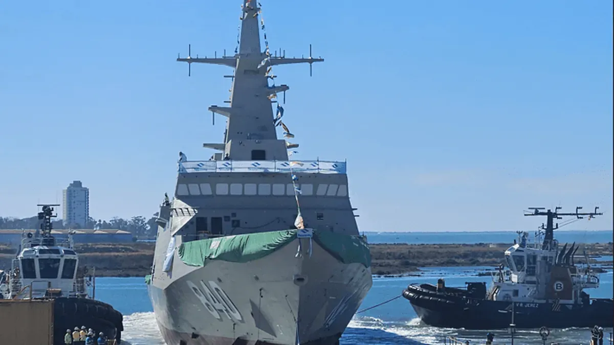 The seventh Avante 2200 corvette for Saudi Arabia during its launch