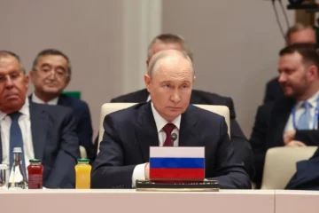 Russian President Vladimir Putin at the Shanghai Cooperation Organisation summit