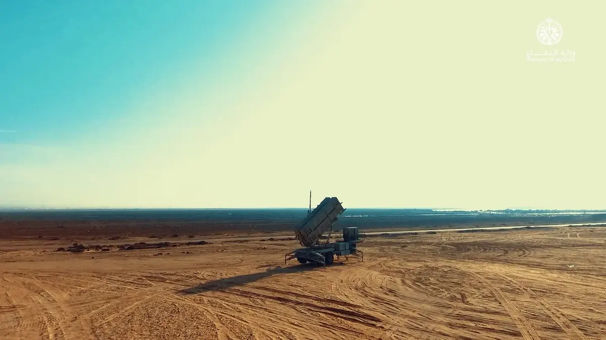 A Patriot launcher of Saudi Arabia's air defence, in an image released by the Saudi Ministry of Defence on October 27, 2026