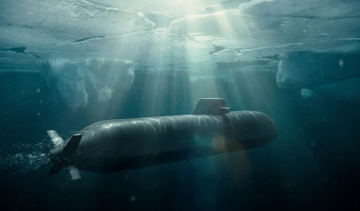 Digital rendering of a TKMS Type 212CD submarine