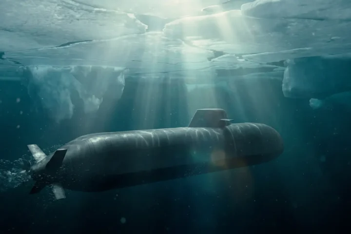 Digital rendering of a TKMS Type 212CD submarine