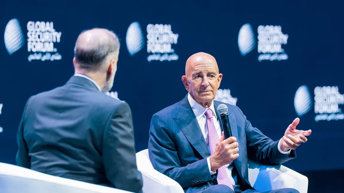 US Ambassador Tom Barrack at the Global Security Forum in Doha
