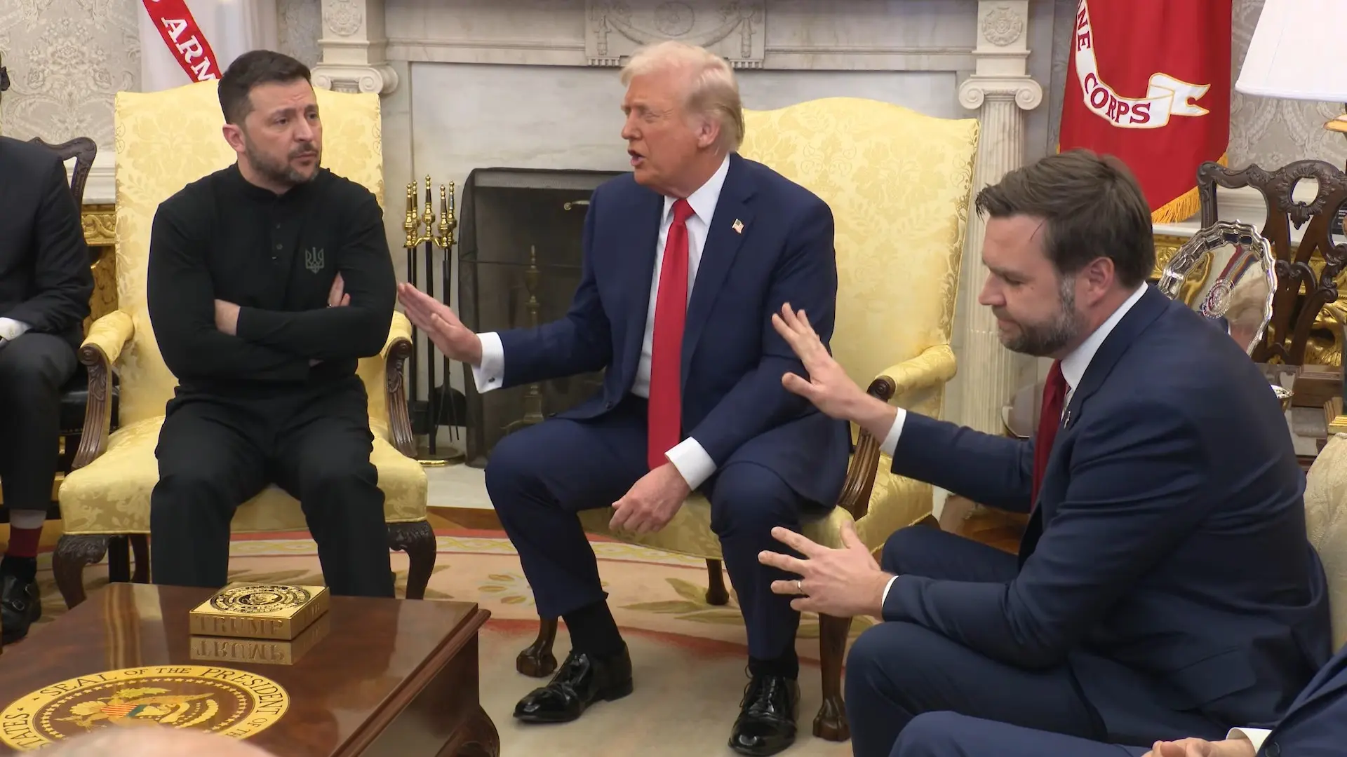 Donald Trump meets Volodymyr Zelenskyy in the Oval Office