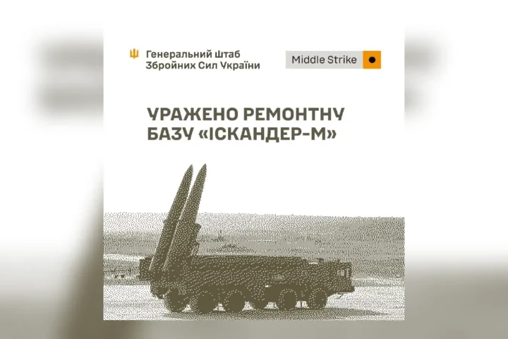 Graphic by Ukraine’s General Staff listing the targets struck on October 13, 2026