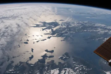 The Aegean Sea, Greece and the Ionian Sea seen from the International Space Station