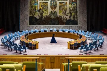 The Security Council chamber at United Nations headquarters in New York